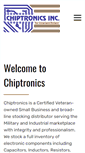 Mobile Screenshot of chiptronicsinc.com